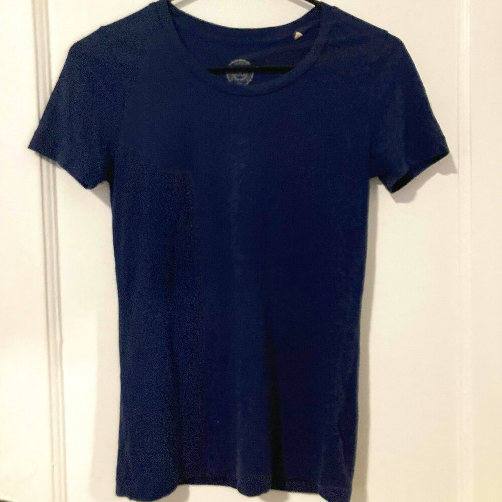 Casual Basic Navy Blue Tee
